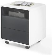 Corp mobil pentru birou TEO, alb/antracit