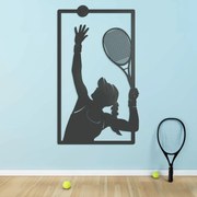 DUBLEZ | Tabloul din lemn sport - Tenismenă