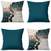Fețe de pernă în set de 4 buc. 43x43 cm Optic - Minimalist Cushion Covers