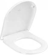 Capac WC, Villeroy&Boch Antao, cu inchidere lenta, Alb Alpin, 8M67S1R1