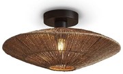Plafoniera eco din iuta Iguazu S disc 40cm, natur