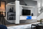 Mobilier living Shelly 27 WS SW M5 (alb mat + alb lucios + negru mat). 1024216
