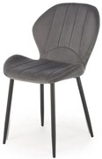 Scaun K538 velvet gri H85 cm