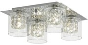 Plafonieră de cristal DUCHESS 4xG9/40W/230V Rabalux 3115