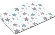 Perna antireflux cu husa detasabila bumbac 40x59 cm Kidizi All Mint Stars