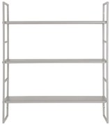 Raft gri deschis etajat din metal 48 cm Beja – House Nordic