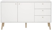 Comodă albă joasă 149x82 cm Bodo – Tvilum