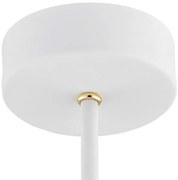 Lustră pe tijă CHARLOTTE 5xE27/15W/230V albă/aurie Argon 2117