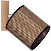 Spot-Light 2017400711553 - Aplica spot de perete BENITA, 1xE27/25W/230V, stejar