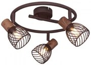 Plafoniera vintage 3 becuri E14 ISABELLE 54817-3 Globo