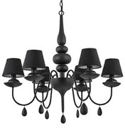 Lustra clasica 6 becuri E14 BLANCHE 111872 IDEAL LUX