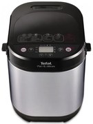 Aparat de paine Tefal Pain & Delices PF240E38, 700 W, 1000/750/500 g, 3 grade coacere, 20 programe, Negru/otel inoxidabil