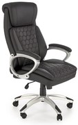 Scaun de birou Thomas piele ecologica negru H122 cm