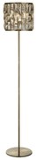 Lampa de podea design modern Bijou alama antic/ champagne