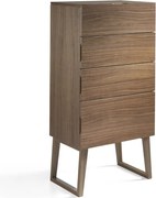 Dulapior elegant cu 4 sertare, design modern Walnut AC-CP1702-A