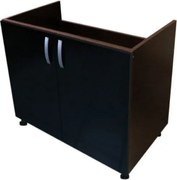 Masca Pentru Chiuveta cu 2 Usi Wenge 80x87x50 cm din Pal de 18 mm