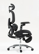 RESIGILAT- VIGOCHAIR ULTRA PRO ROLLER Scaun ergonomic, spatar reglare verticala, suport lombar cu masaj si incalzire, sezut translatie, cotiere 6D, suport picioare, Full Mesh, Negru