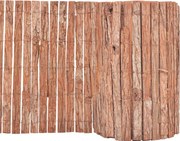 vidaXL Gard din scoarță de copac, 1000 x 50 cm