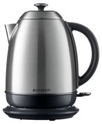 Cana electrica BUYDEEM K640, 2400W, 1,7 L, Protectie, Fara BPA, Otel inoxidabil, LED, Inox