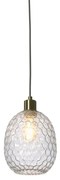 Pendul design decorativ Venice oval, clear