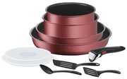 Set de vase de gătit Tefal 10 buc. INGENIO DAILY CHEF cupru