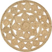 vidaXL Covor manual din iută împletită, 150 cm