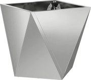 vidaXL Jardinieră Argintiu 30 x 30 x 30 cm Oțel Galvanizat