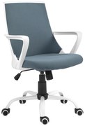 HOMCOM Scaun de Birou Ergonomic cu Înălțime Reglabilă, Scaun de Birou cu Balansoar și Țesătură Respirabilă, 59x61x92.5-102.5 cm, Gri | Aosom Romania