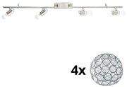 Spot LED Eglo MY CHOICE 4xE14/4W/230V crom