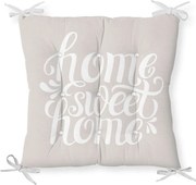 Pernă pentru scaun cu amestec de bumbac Minimalist Cushion Covers Sweet Home, 36 x 36 cm
