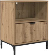 vidaXL Dulap de noapte stejar artizanal 49 x 36 x 61 cm Lemn compozit