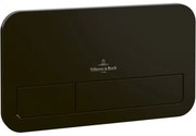 Clapeta actionare rezervor WC incastrat, Villeroy&amp;Boch ViConnect, negru mat, 922490AN