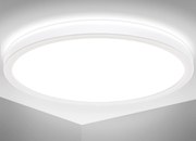 Plafoniera LED BK_DB1558 alba 29/3,5 cm