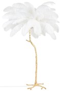 Lampa de podea design spectaculos cu pene de strut Palmier