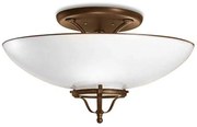 Plafoniera din alama cu sticla Murano Country 49,5cm