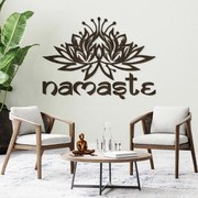 DUBLEZ | Autocolant din lemn - Simbol Namaste