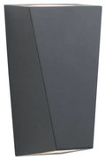 Aplica perete exterior IP44 Up and Down Sheffield negru