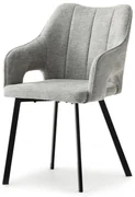 Scaun Carl (gri + negru). 1111024
