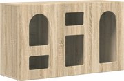 vidaXL Bufet Stejar Sonoma 100 x 35 x 59 cm Lemn compozit