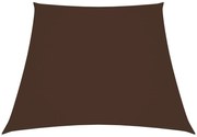 vidaXL Parasolar, maro, 2/4x3 m, țesătură oxford, trapez