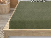 Cearsaf Cocolino microplus cu elastic GRENA 90x200 cm verde