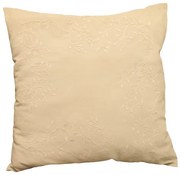 Husa de perna decorativa LEAFY LACE 40x40 cm, crem