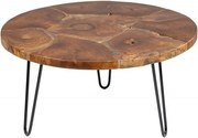 Masuta design industrial Mosaik 70cm Teak