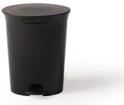 Coș de gunoi cu pedală 5 l, negru