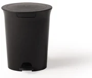 Coș de gunoi cu pedală 5 l, negru