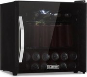 Klarstein Beersafe L Onyx, frigider pentru băuturi, E, LED, grătare metalice, ușă din sticlă, negru