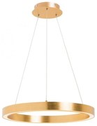 Lustra LED design modern circular CARLO auriu, diametru 60cm