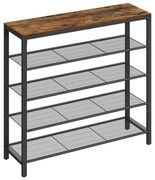 Pantofar DAVOR maro/negru