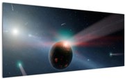 Tablou cu planetă mică (120x50 cm)
