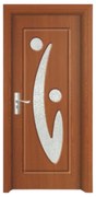 Usa Interior din MDF Novo Doors ND70, Cadru din Lemn Masiv, Geam Sablat, KIT COMPLET, Toc , Manere si balamale incluse (Culoare: Wenge, Dimensiune: